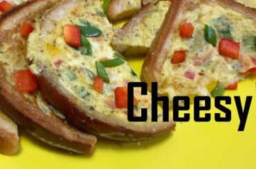 Cheesy French Toast Omlette Recipe