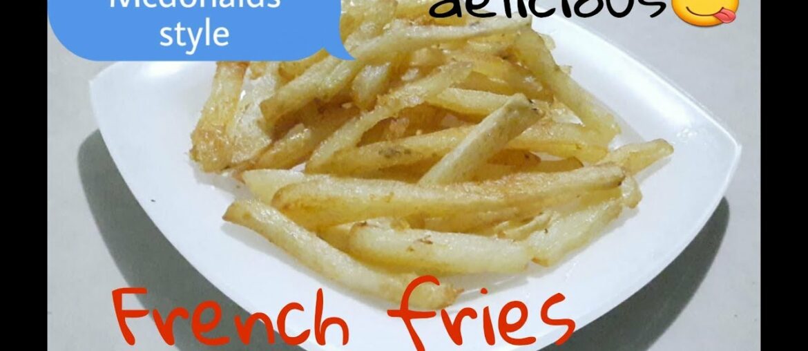 McDonald's style French fries recipe- delicious😋 |cook at home| #food #delicious #cooking