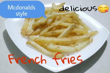 McDonald's style French fries recipe- delicious😋 |cook at home| #food #delicious #cooking