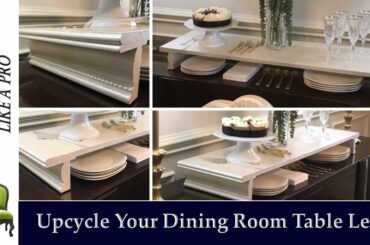 From Dining Room Table Leaf To  Buffet And  Table Riser