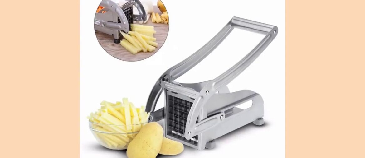 Stainless Steel French Fries Potato Cutter Slicer Potato Chips Making