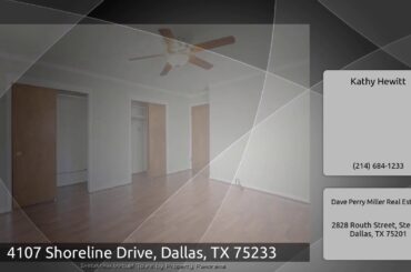 4107 Shoreline Drive, Dallas, TX 75233