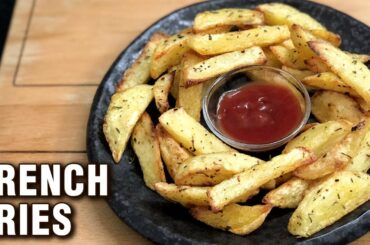 Baked French Fries Recipe | How To Make Potato Fries In Oven | Potato Snacks Recipe By Tarika