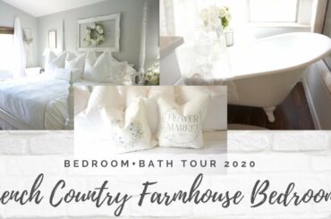 🌿FRENCH COUNTRY FARMHOUSE DECOR | BEDROOM TOUR 2020 | COZY BEDROOM IDEAS | MONICA ROSE