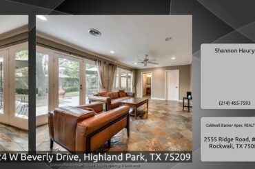 4624 W Beverly Drive, Highland Park, TX 75209