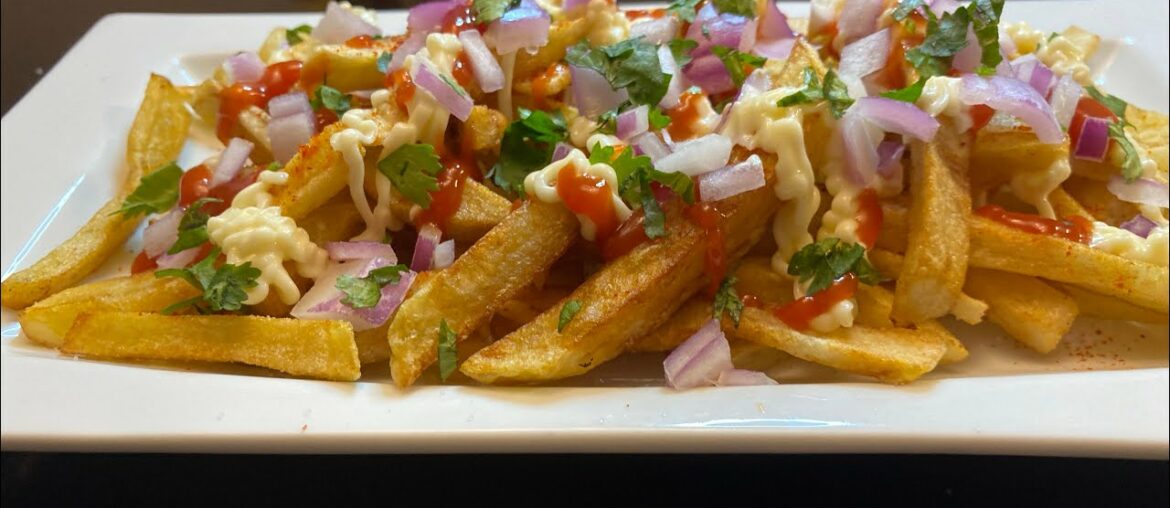 French Fries Chat | Crispy French Fries Recipe  | Unique French Fries chat