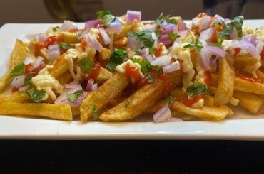 French Fries Chat | Crispy French Fries Recipe  | Unique French Fries chat