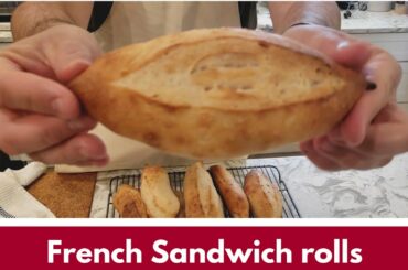 How To Make Sandwich Rolls - Easy French Rolls Recipe