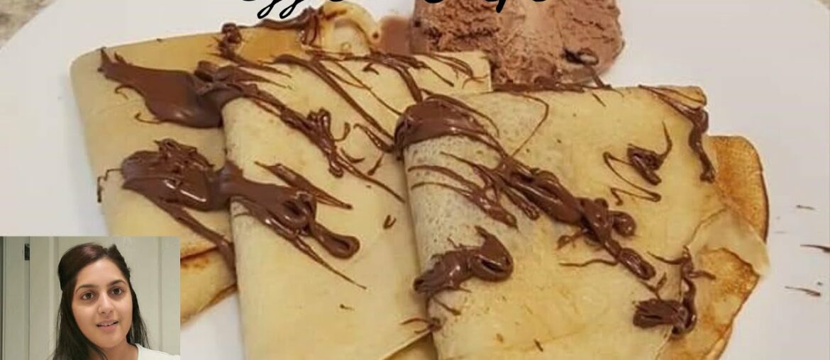 EGGLESS French Style Crepes | HOW TO MAKE NUTELLA CREPES | EASY BEGINNER RECIPE EGGLESS French Style Crepes | HOW TO MAKE NUTELLA CREPES | EASY BEGINNER RECIPE