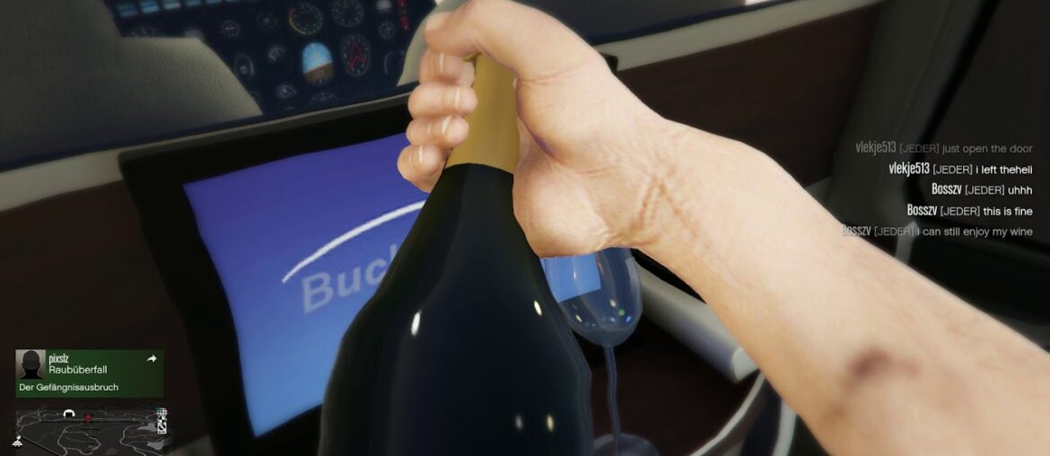 enjoying some nice wine