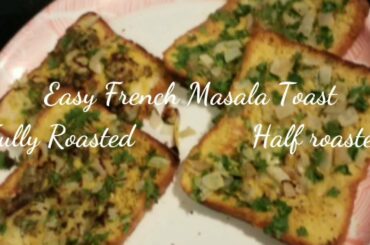 French Masala Toast Indian Style Yummy Snack | Easy Cooking Recipes | Snack or Breakfast