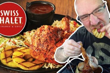 JERK CHICKEN DINNER with COCONUT CREAM PIE ❤️ Swiss Chalet (During COVID-19 Social Distancing)