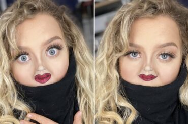 TINY FACE MAKEUP CHALLENGE!