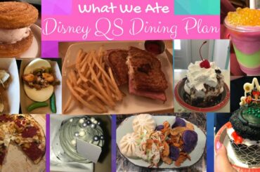 What We Ate - Disney Quick Service Dining Plan!