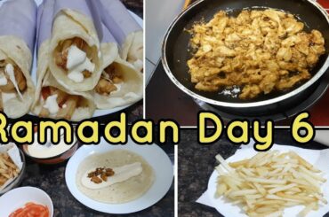 അറബിക് Style ഷവ൪മ്മ വീട്ടിൽ/Home made khuboos,French Fries,Mayonaise/Ramadan Recipe