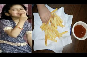 French Fries Recipe//lockdown kids activity