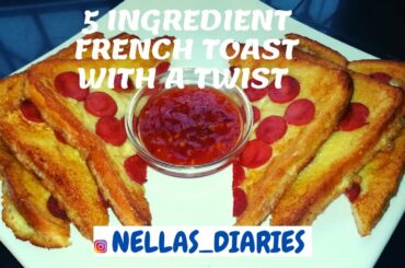 FRENCH TOAST 5 INGREDIENTS ONLY | SIMPLE AND EASY RECIPE STEP BY STEP