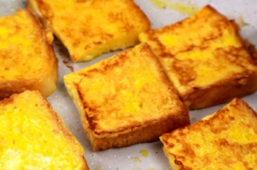 French Toast Quick & Easy Recipe - The taste of beautiful morning - Cooking ASMR