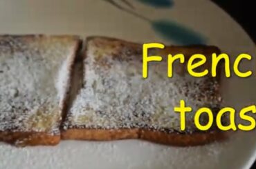 french toast!!!easy breakfast recipe!!Not classic!