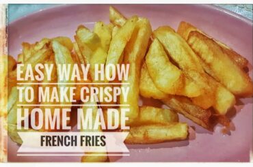 Home made crispy french fries | delicious recipe in restaurant