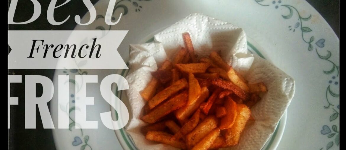How to make crispy French fries recipe/ homemade perfect french fries recipe/Likhita and jishnu