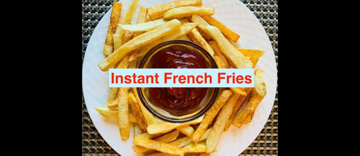 French Fries Recipe in 2 Minutes | How to Make Crispy French Fries [Homemade Perfect French Fries]