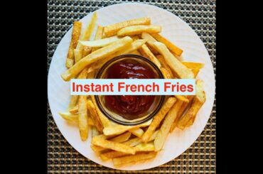 French Fries Recipe in 2 Minutes | How to Make Crispy French Fries [Homemade Perfect French Fries]