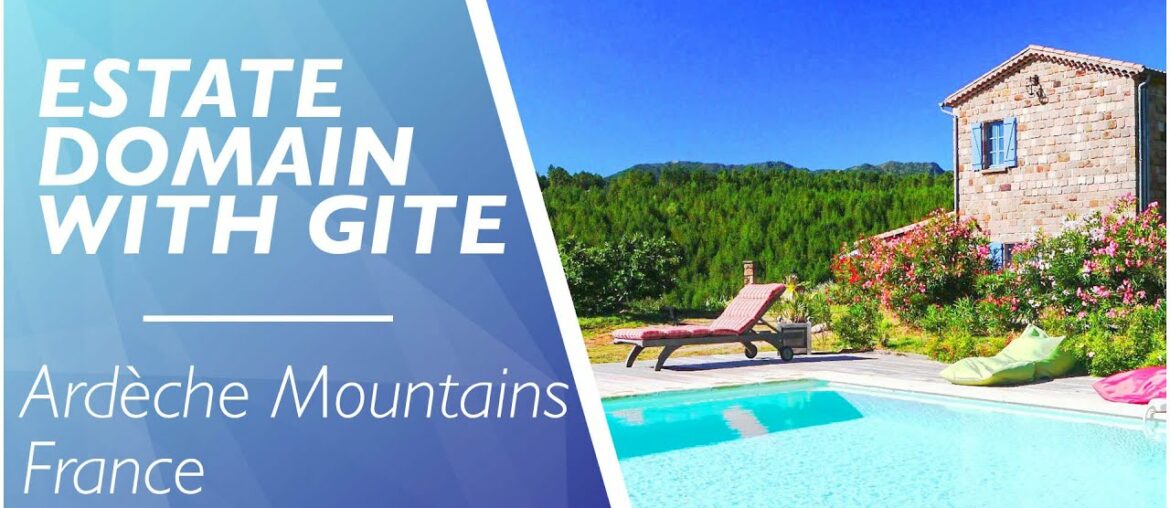 Former winery for sale in the Ardèche with stunning views and business potential. – Ref: 111148ABE07 Former winery for sale in the Ardèche with stunning views and business potential. - Ref: 111148ABE07