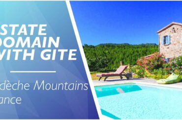 Former winery for sale in the Ardèche with stunning views and business potential. - Ref: 111148ABE07