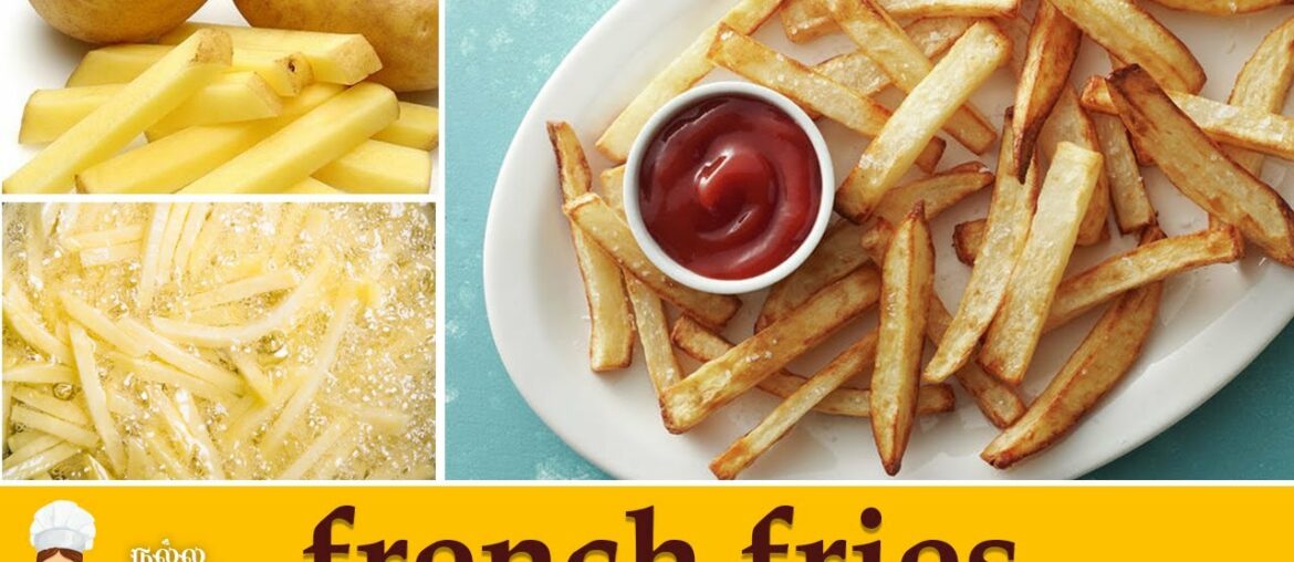 How to make Crispy Homemade French Fries Recipe | Potato Fries Recipe in Tamil