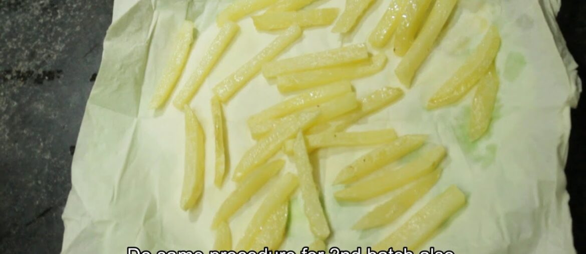 How to make crispy french fries recipe | Homemade perfect french-fries recipe | Kovai Kitchen
