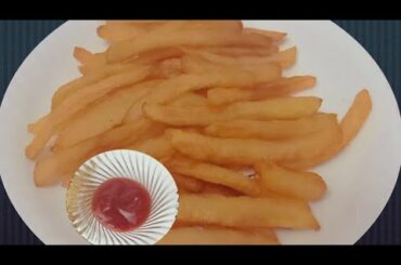French fries recipe in telugu || how to make french fries at home