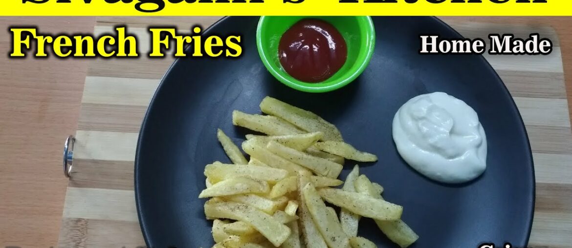 Restaurant style French Fries Recipe in Tamil | Potato Fries Recipe in Tamil | Homemade Crispy Fries