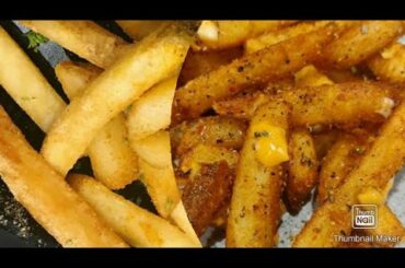 french fries recipe at home || How to cook french fries(Pappaya french fries)