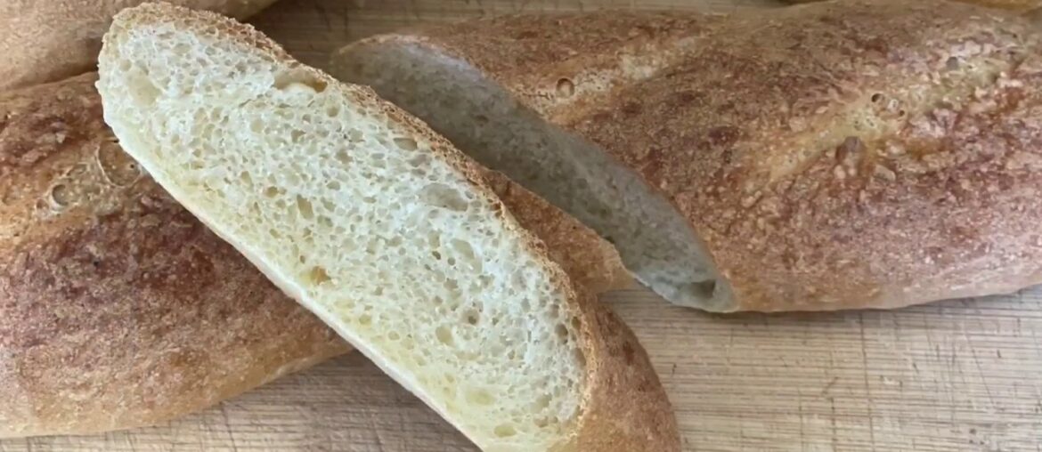 HOW TO MAKE FRENCH BAGUETTES.EASY RECIPE