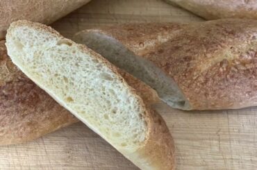 HOW TO MAKE FRENCH BAGUETTES.EASY RECIPE