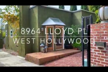 8964 LLOYD PL | WEST HOLLYWOOD - NEW COMPASS LISTING