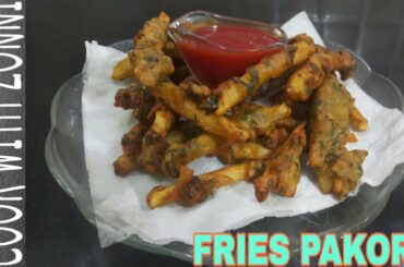 French fries pakora recipe (crispy fries)