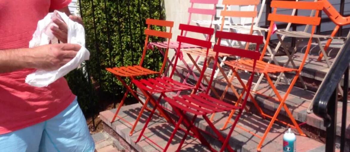 Fermob French Bistro Chairs Care & Maintenance with Chad Harris Fermob French Bistro Chairs Care & Maintenance with Chad Harris