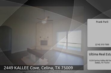 2449 KALLEE Cove, Celina, TX 75009