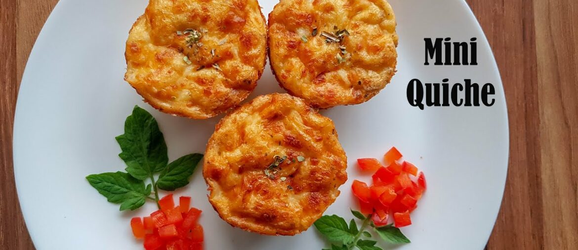 Chicken Quiche | Mini Quiche Recipe | French Cuisine