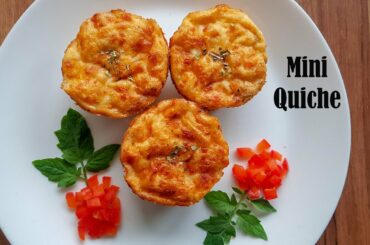 Chicken Quiche | Mini Quiche Recipe | French Cuisine