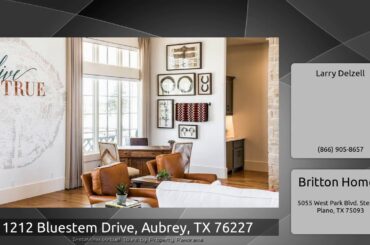 1212 Bluestem Drive, Aubrey, TX 76227