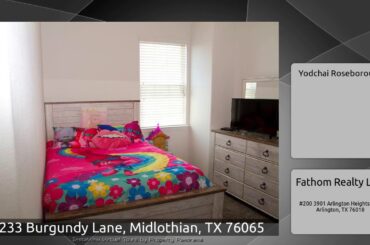 3233 Burgundy Lane, Midlothian, TX 76065