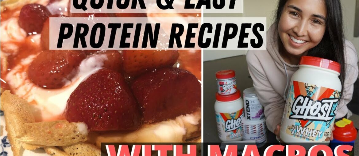 Easy Protein Powder Recipes With Macros | French Toast, Crepes & Protein Oats Easy Protein Powder Recipes With Macros | French Toast, Crepes & Protein Oats