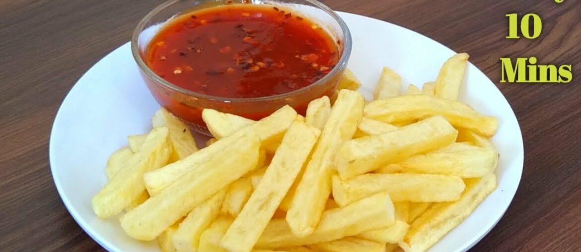 Crispy French Fries recipe | Instant Potato Fries in 10 mins | French fries at home