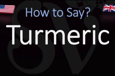 How to Pronounce Turmeric? (CORRECTLY)