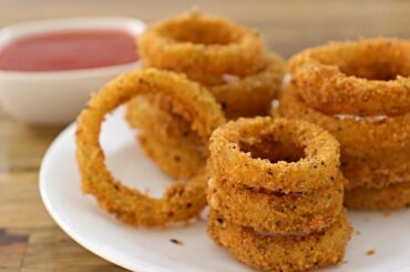 Onion Rings Recipe | How to Make Crispy Onion Rings