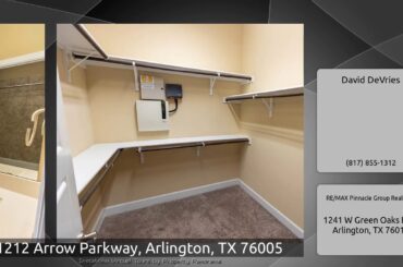 1212 Arrow Parkway, Arlington, TX 76005
