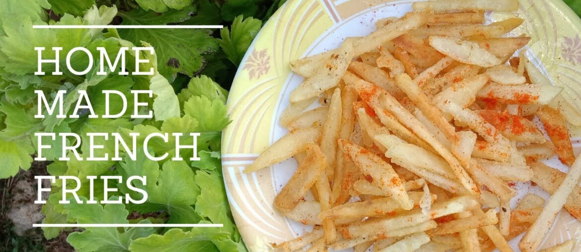 Homemade french fries recipe in telugu|crispy french fries recipe|potato french fries|